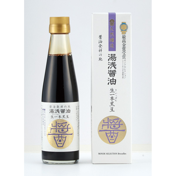 和歌山店取扱い商品〈湯浅醤油〉生一本黒豆醤油　200ml
