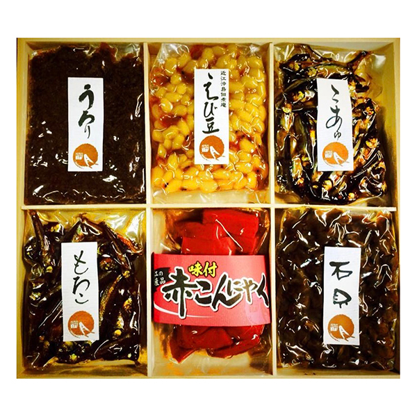 草津店取扱い商品〈奥村佃煮〉近江ふるさとの味セット(6種)