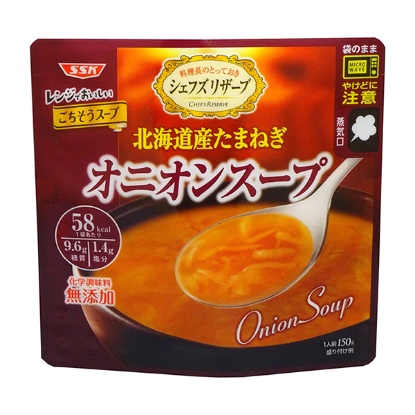 〈清水食品〉レンジでおいしい！ごちそうスープ オニオンスープ