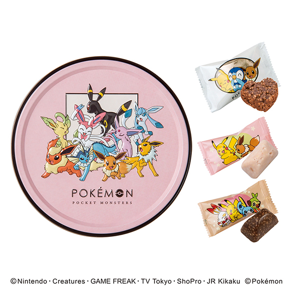 367〈ポケモン〉チョコ入りイーブイ＆フレンズサークル缶