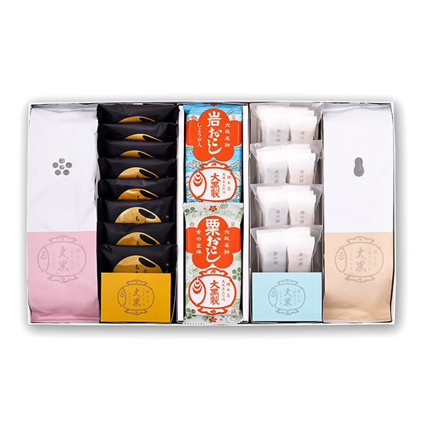 〈あみだ池大黒〉おこしおすすめ5個箱セット