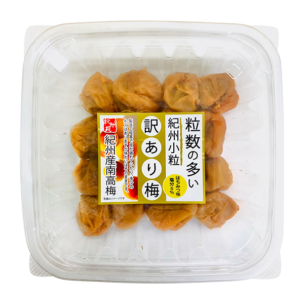 〈紀州苑本舗〉訳あり紀州産南高梅小粒梅はちみつ味