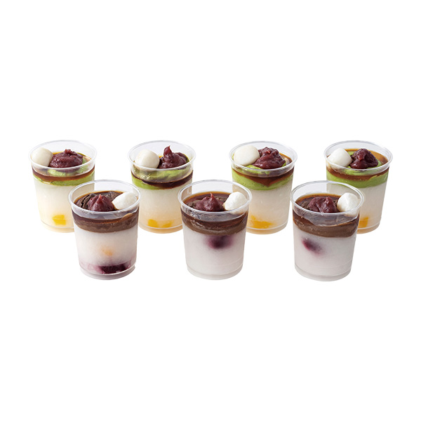 ○ホシフルーツ 黒蜜で食べるクリームあんみつ7個｜近鉄百貨店
