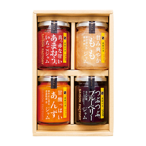 セゾンファクトリー 謹製ジャム4個詰合せ