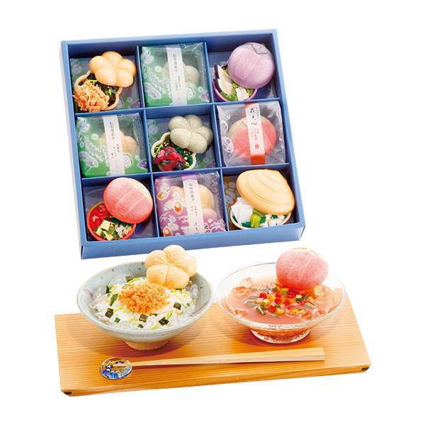 京都 辻が花 京のお茶漬とお吸物 夏の彩り最中詰合せ