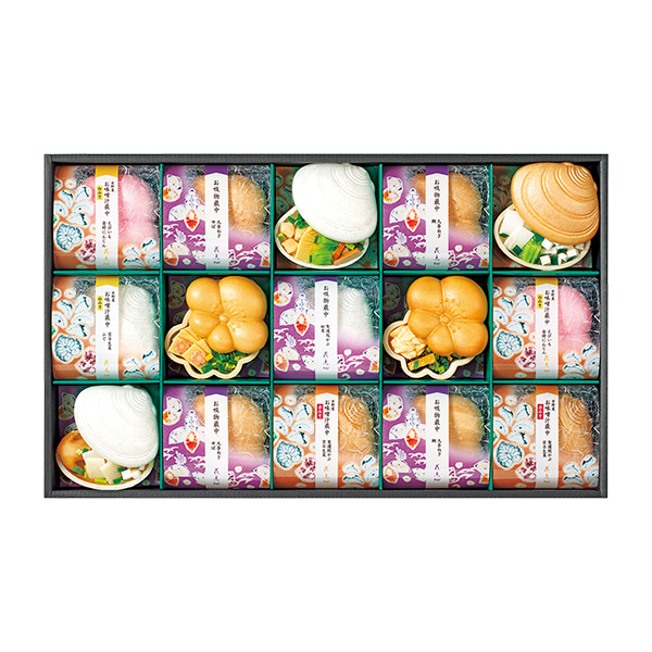 京都 辻が花 京野菜のお吸物最中詰合せ