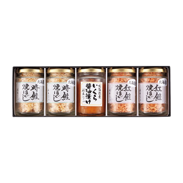 ◇北海道根室産 紅鮭・時しらず焼き鮭ほぐし、いくら詰合せ
