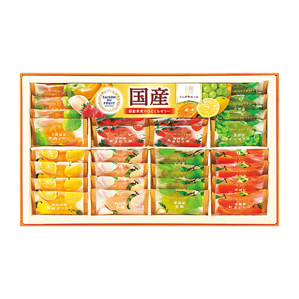 セゾン デュ フリュイ 国産果実のひとくちゼリー