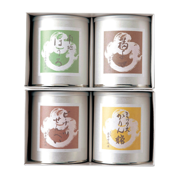 福壽堂秀信 丸缶せんべい詰合せ