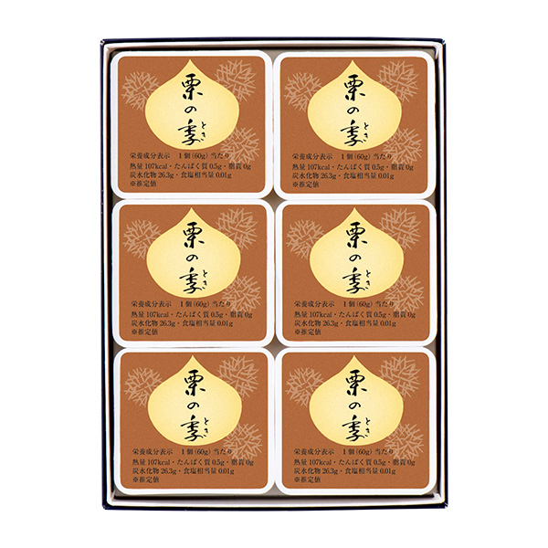 鶴屋吉信 栗の季(6個入)