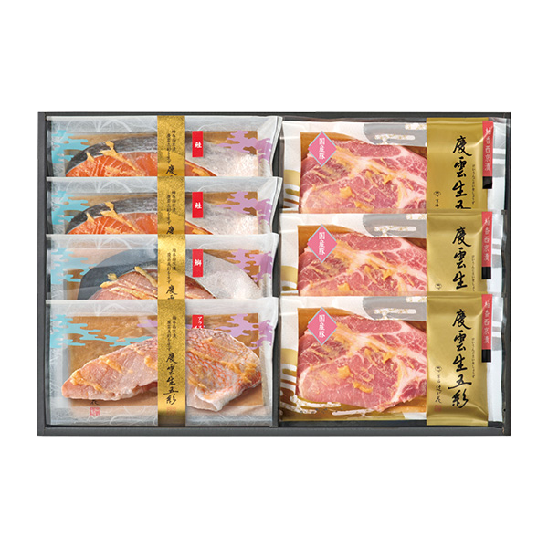 ◆京都・辻が花 レンジで魚と肉の柚香西京漬