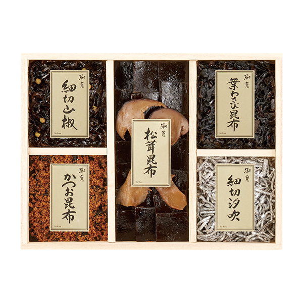 潮倉 松茸昆布詰合せ