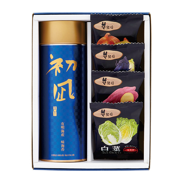 近鉄海苔 初凪(はつなぎ)・みそ汁詰合せ
