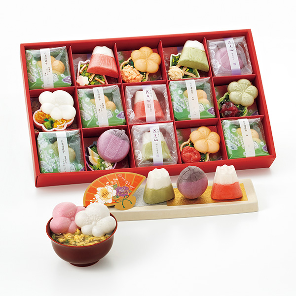 京都 辻が花 京のお茶漬とお吸物 迎春最中詰合せ