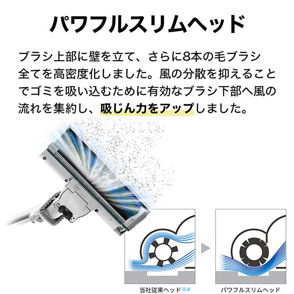 SHARP〉コードレス掃除機 スティッククリーナー RACTIVE AIR EC-SR8