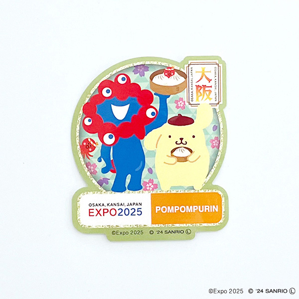 〈大阪・関西万博〉EXPO2025 サンリオキャラクターズ　ステッカーS ポムポムプリン