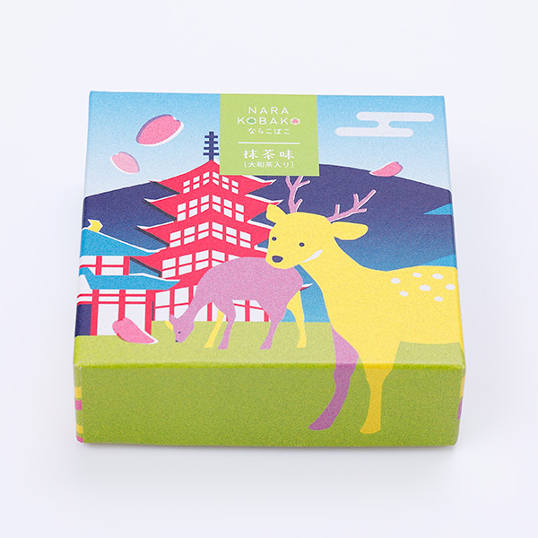 奈良店取扱い商品〈ANYQOTT/エニコット〉なら小箱 鹿あめ 抹茶味