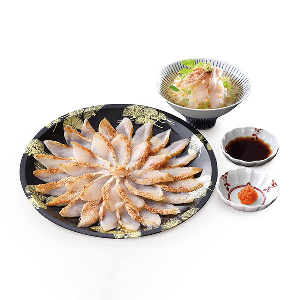◇山賀 のどぐろ炙り刺しセット