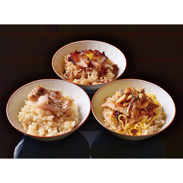 ○菊乃井 鯛めし・蛸めし・鱧の鞍馬煮ごはん