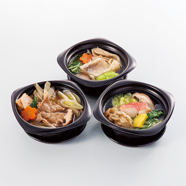 ◇鄙茅 松阪牛と海鮮彩り個食鍋セット