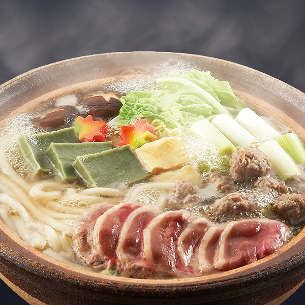 ○薬師庵 鴨うどんすき(約3〜4人前)