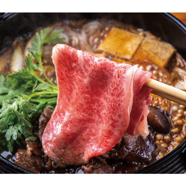 ◇かつヰ 国内産 黒毛和牛すき焼き用(ロース)