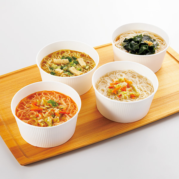 池利 カップで手軽にお湯かけスープ素麺