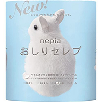 〈ネピア〉おしりセレブ トイレットロール　40M&#215;4ロール　4901121636160 [コクミン]