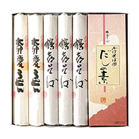 草津店取扱い商品〈鶴喜そば製菓〉木目セット　M-22