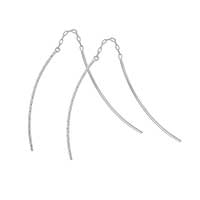 〈TAKE-UP〉K14・K10キラカットカーブアメリカンピアス(WG)