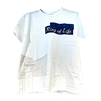 〈海遊館〉海遊館建物グラフィックTシャツ/ホワイト